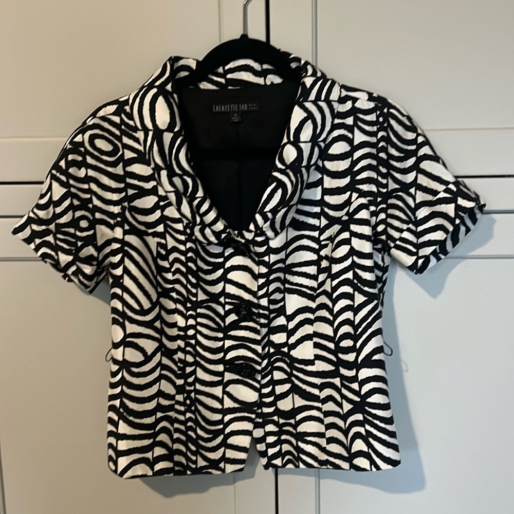 Lafayette 148 silk top